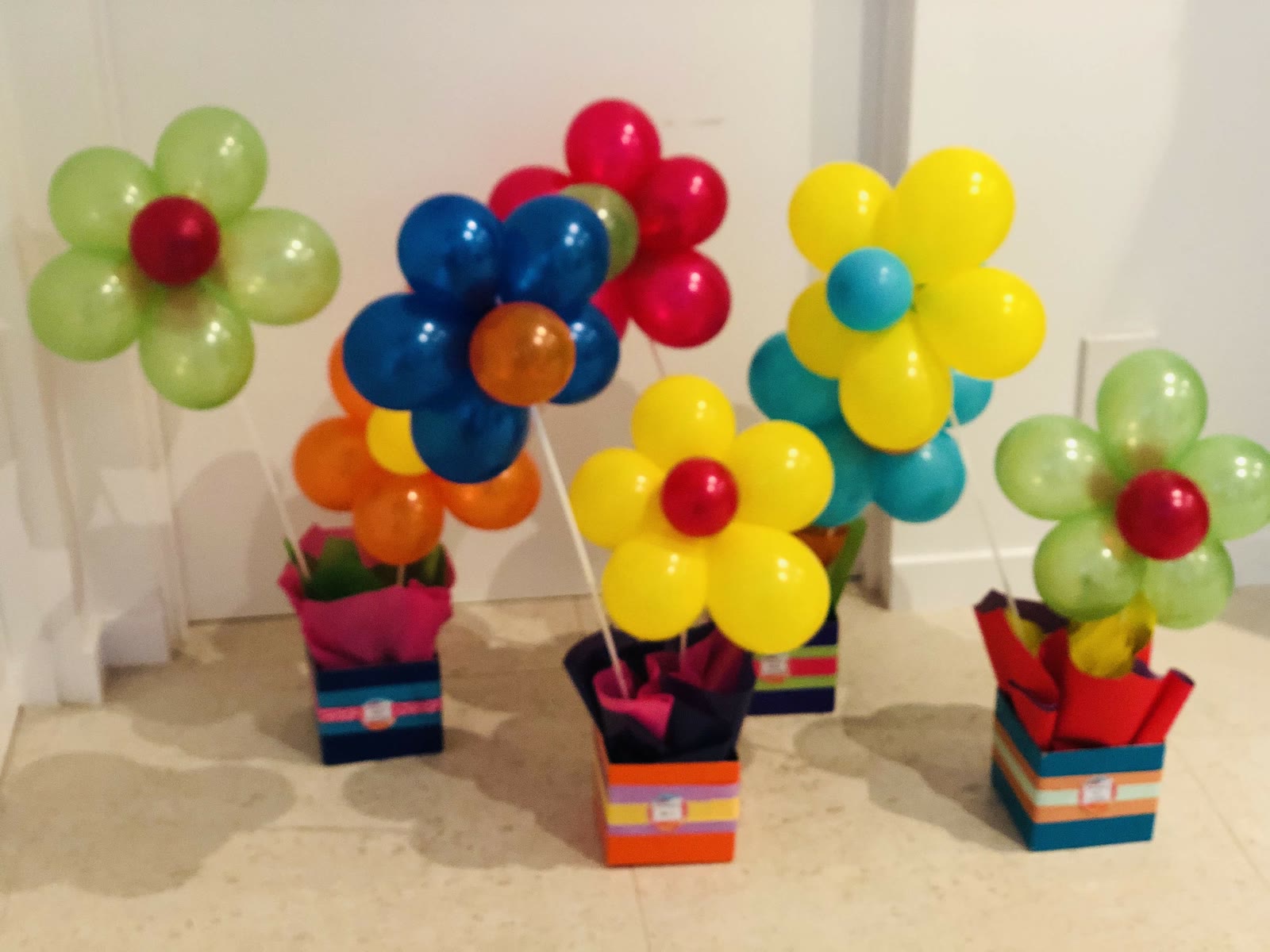 Balloon Centrepieces